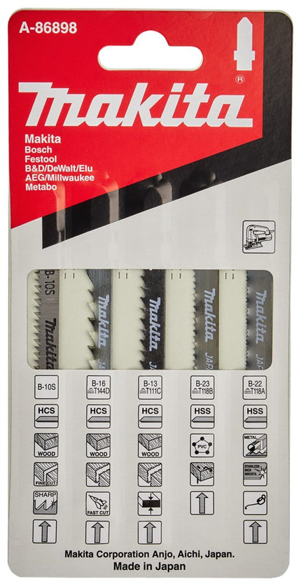 Makita Decoupeerzaagblad Assorti – A-86898