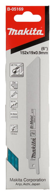 Makita ReciproZaagblad 132 MET. S922EF Reciprozaagblad Metaal – B-05169