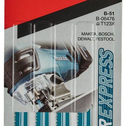 Makita Decoupeerzaagblad met 77mm TA123X Decoupeerzaagblad Metaal – B-06476