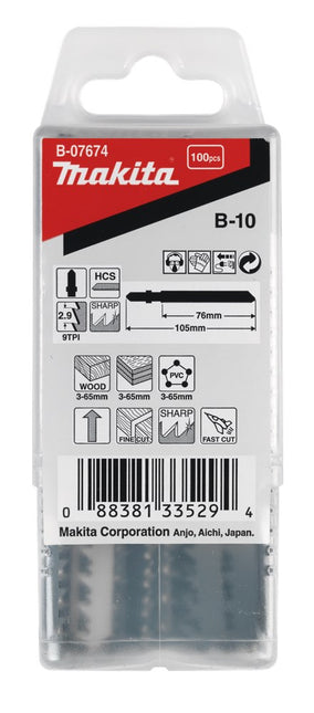 Makita Decoupeerzaagblad Hout 76mm B10 Decoupeerzaagblad – B-07674