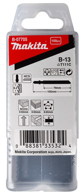 Makita Decoupeerzaagblad Hout 79mm T111C Decoupeerzaagblad – B-07705