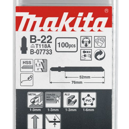 Makita Decoupeerzaagblad M+A 52mm T118A Decoupeerzaagblad – B-07733