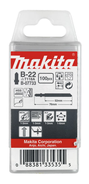 Makita Decoupeerzaagblad M+A 52mm T118A Decoupeerzaagblad – B-07733