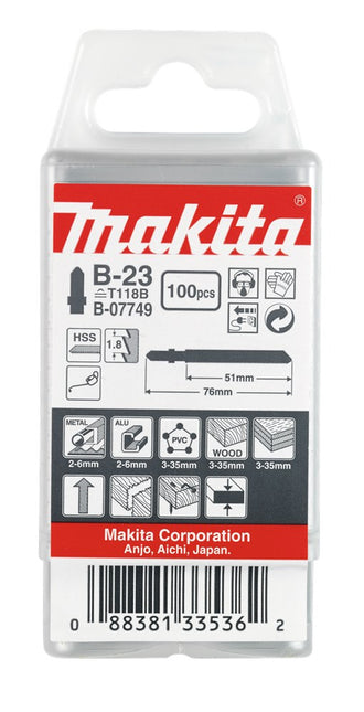 Makita Decoupeerzaagblad UNI 51mm T118B Decoupeerzaagblad Universeel – B-07749