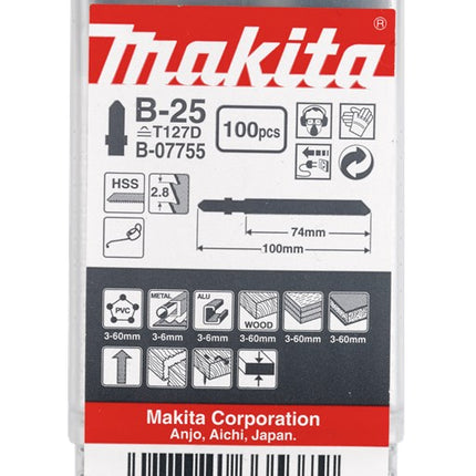 Makita Decoupeerzaagblad UNI 74mm T127D Decoupeerzaagblad Universeel – B-07755