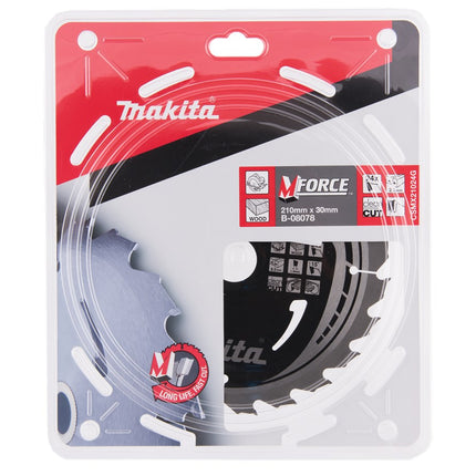Makita HM-Zaagblad 210X30 24TDS 24 Tands – B-08078