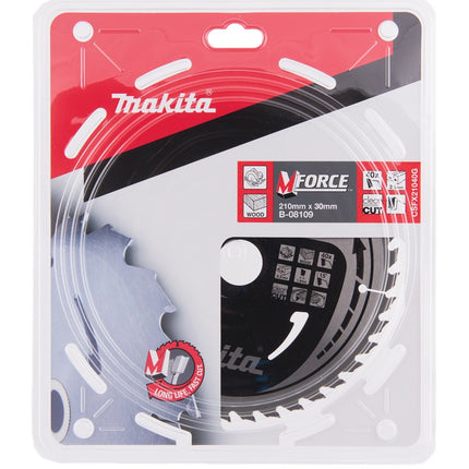 Makita Zaagblad Mforce 210X30X2,3 40T 15G Zaagblad – B-08109