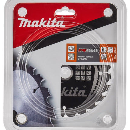 Makita Cirkelzaagblad Hout Zaagblad 160X20X24T 20G – B-08296