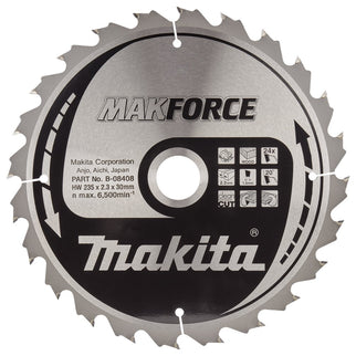 Makita Cirkelzaagblad Hout 235X30X24T 20G – B-08408