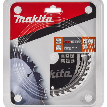 Makita Cirkelzaagblad Hout 165X30X40T 20G – B-08436