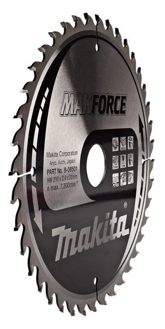 Makita Zaagblad Hout 210X30X2,4 40T 20G Zaagblad – B-08501