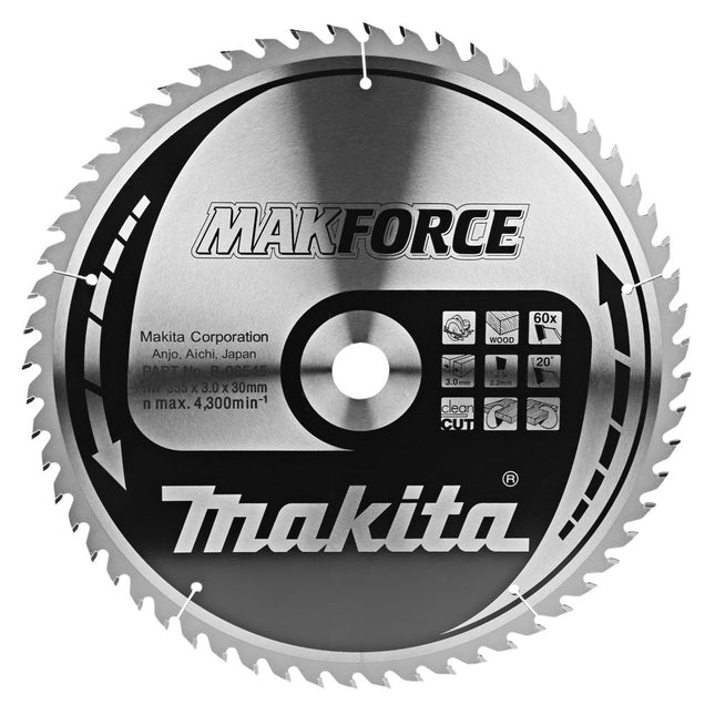 Makita Zaagblad Hout 355X30X3,0 60T 20G Zaagblad – B-08545