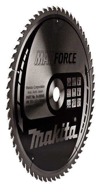 Makita Zaagblad Hout 355X30X3,0 60T 20G Zaagblad – B-08545