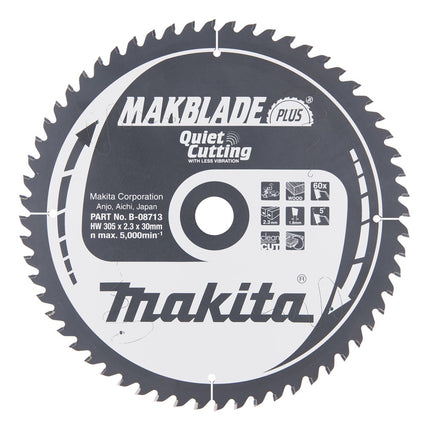 Makita Afkortzaagblad Hout 305X30X60T 5G – B-08713