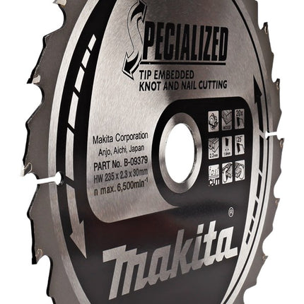 Makita Zaagblad TIPE 235X30X2,3 16T 23G Zaagblad – B-09379
