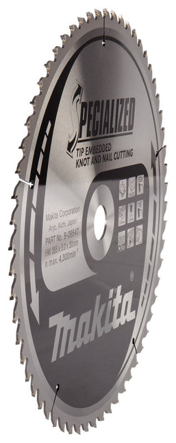 Makita Zaagblad TIPE 355X30X3,0 60T 18G Zaagblad – B-09547