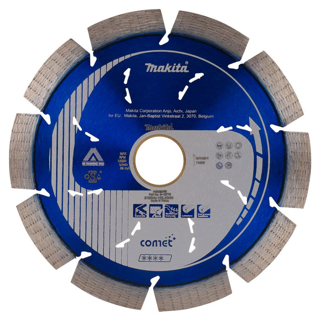 Makita Diamantschijf 125X22,23X2,2mm Blauw – B-12778