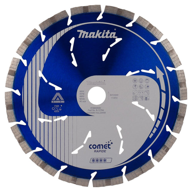 Makita Diamantschijf 230X22,23X2,6mm Blauw – B-12784
