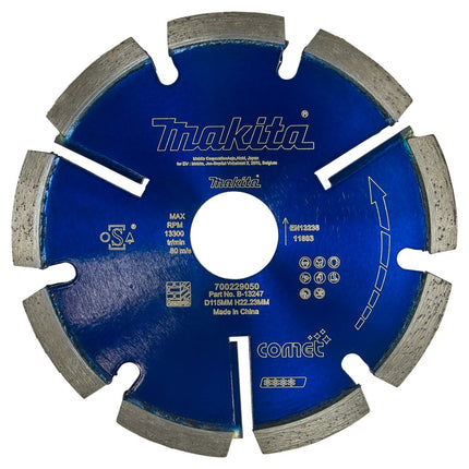 Makita Diamant Voegschijf 115X22,23X6,4mm Blauw – B-13247