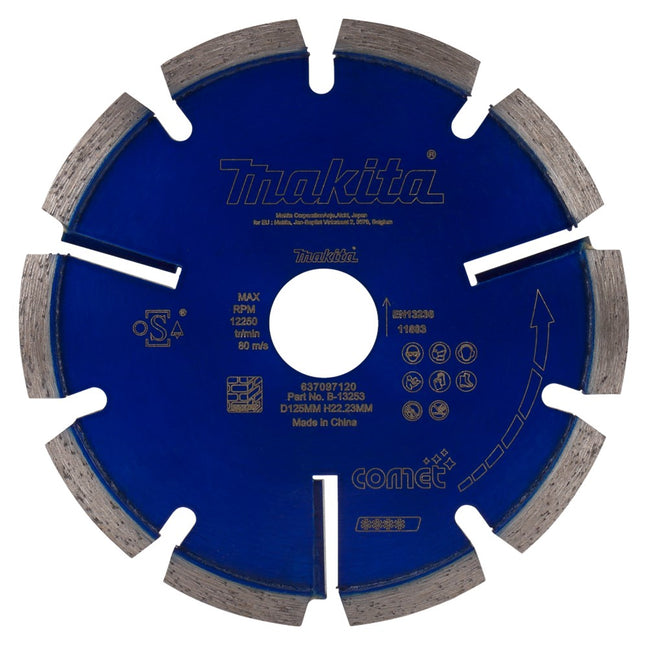 Makita Diamant Voegschijf 125X22,23X6,4mm Blauw – B-13253