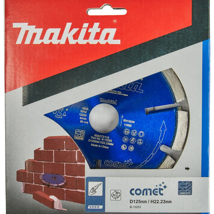 Makita Diamant Voegschijf 125X22,23X6,4mm Blauw – B-13253
