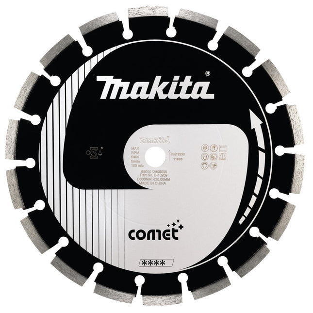 Makita Diamantschijf 300X20X2,8mm Zwart 300X20mm – B-13269