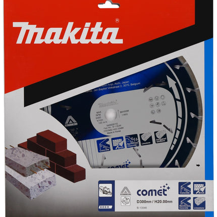 Makita Diamantschijf 300X20X3,2mm Blauw – B-13546