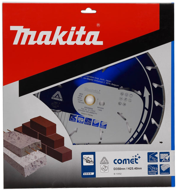 Makita Diamantschijf 350X25,4X3,2mm Blauw – B-13552