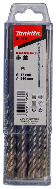 Makita P4S:SDS-PLUS Boor 12X160mm 10S 10 stuks – B-16586