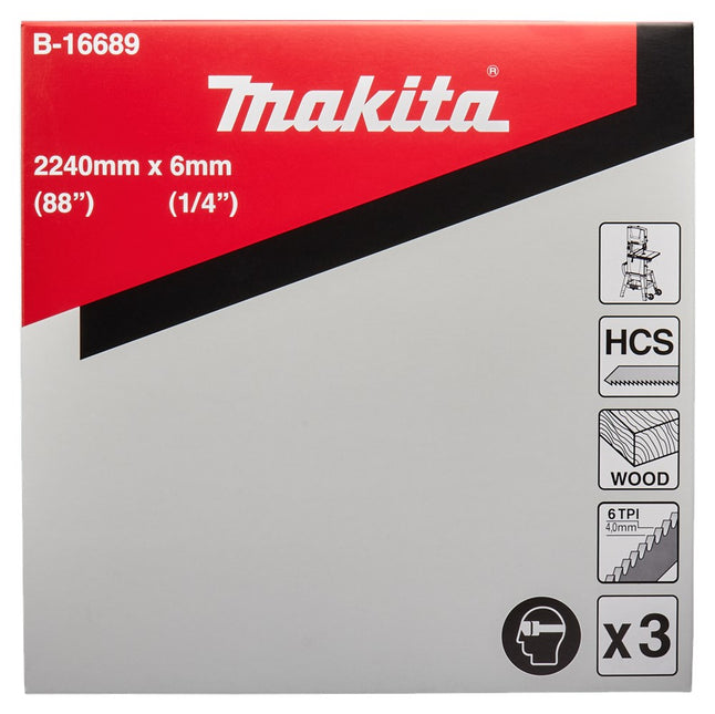 Makita Zaaglint Hout 2240X6mm 6TPI – B-16689