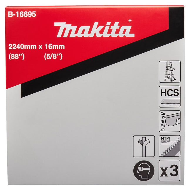 Makita Zaaglint NON-Ferro 2240X16mm 14TPI – B-16695