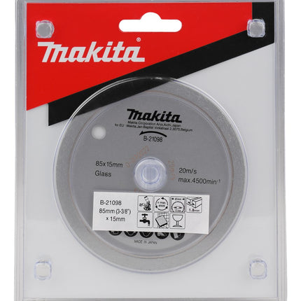 Makita Diamantschijf 85X15X1,8mm 85X15X1,8 Glas/marmer – B-21098