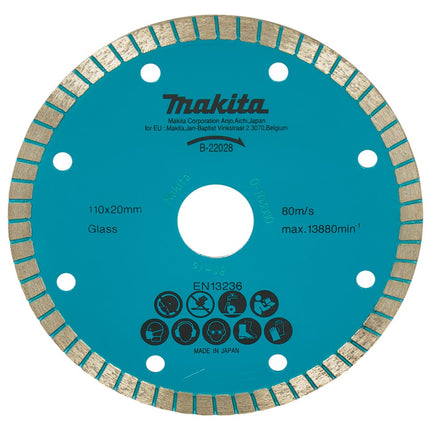 Makita Diamantschijf 110X20X1,9mm – B-22028