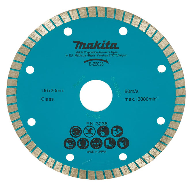 Makita Diamantschijf 110X20X1,9mm – B-22028