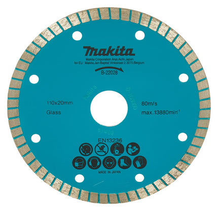 Makita Diamantschijf 110X20X1,9mm – B-22028