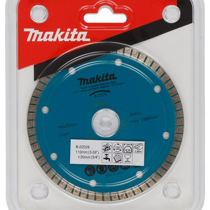 Makita Diamantschijf 110X20X1,9mm – B-22028