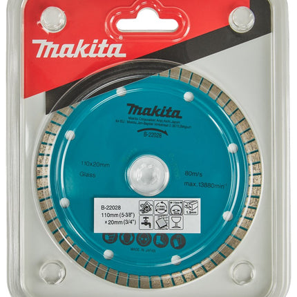 Makita Diamantschijf 110X20X1,9mm – B-22028