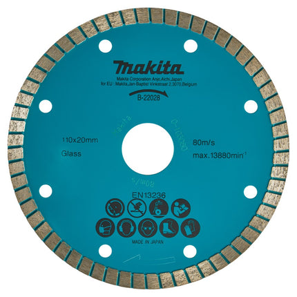 Makita Diamantschijf 110X20X1,9mm – B-22028