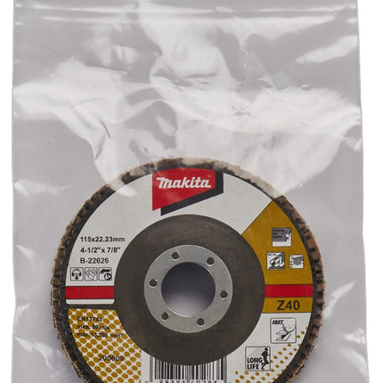 Makita Lamellenschijf 115mm Z40 SCHUURSCH.115X22mm K40 Uni-ZA – B-22626