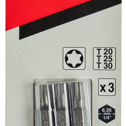 Makita Schroefbitset TORX 3-Delig Schroefbit T20,25,30X25 – B-24533
