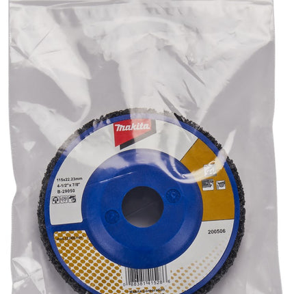 Makita Reinigingsschijf 115mm Zwart – B-29050