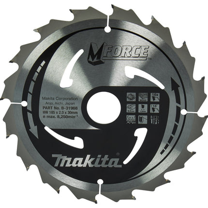 Makita HM ZAAGBLAD 185X30X2.0 16T M-FO B-31968