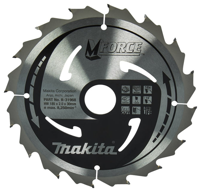 Makita HM ZAAGBLAD 185X30X2.0 16T M-FO B-31968