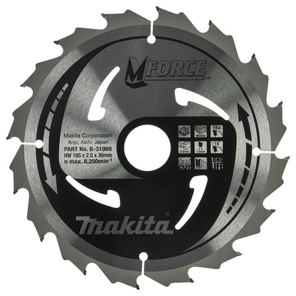 Makita HM ZAAGBLAD 185X30X2.0 16T M-FO B-31968