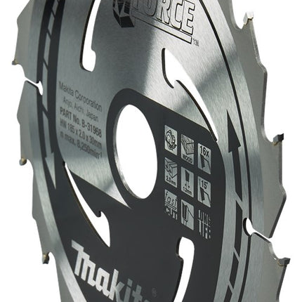 Makita HM ZAAGBLAD 185X30X2.0 16T M-FO B-31968