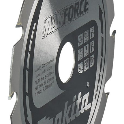 Makita HM ZAAGBLAD 190X30X2.2 12T