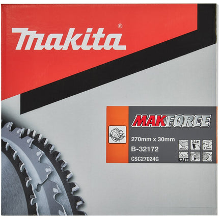 Makita Zaagblad Hout 270X30X2,6 24T 20G – B-32172