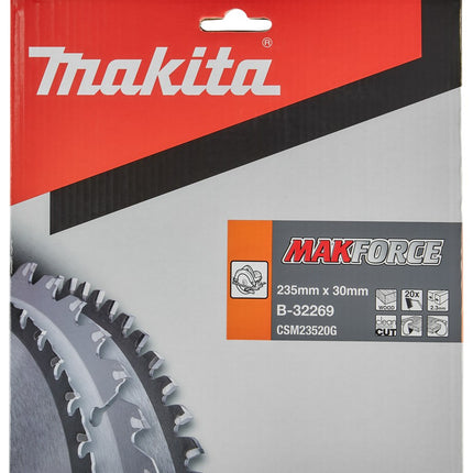 Makita ZAAGB HOUT 235X30X2,3 20T 20G