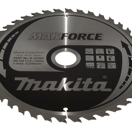 Makita HM ZAAGB 235X30X2,6 40T