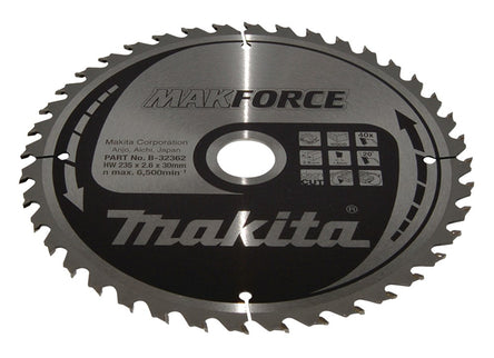 Makita HM ZAAGB 235X30X2,6 40T